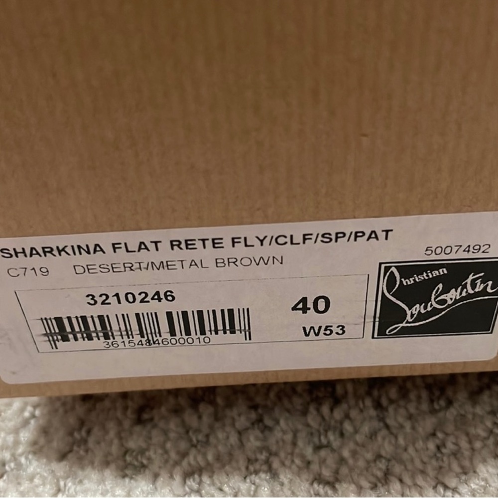 Louboutin shark is flat sneakers ..41 1/2..size 10 1/2
